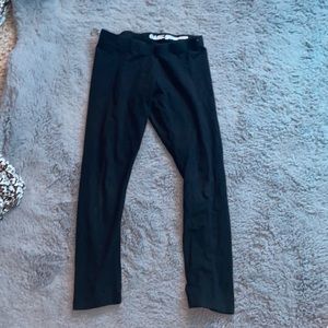 girls black leggings